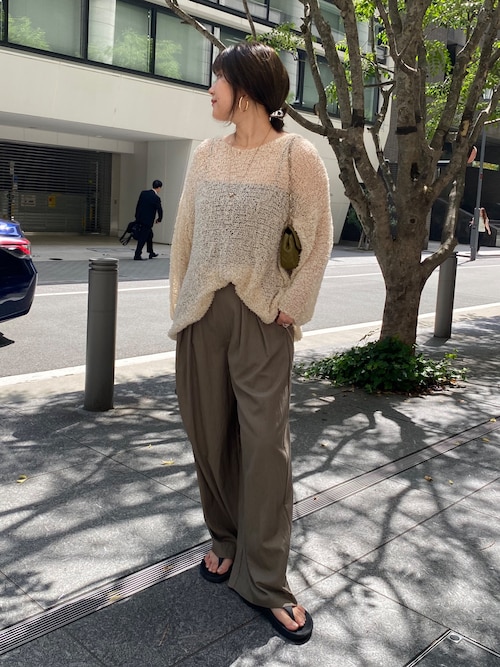 リボンヤーンプルオーバー