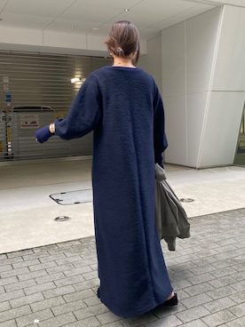 「アイテム（ワンピース/ドレス）」を使った、sakuraさん（レディース・166cm・30代）の冬コーディネート