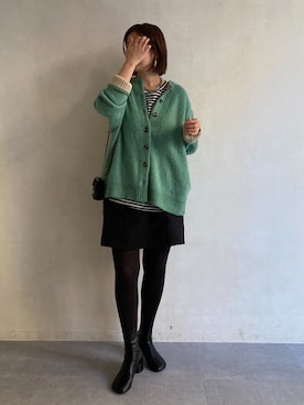 「マイベストコーデ2022」｜「アイテム（その他シューズ）」を使った、sakuraさん（レディース・165cm）の冬コーディネート