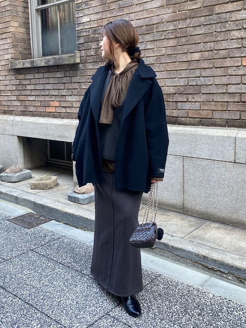 セール】ダブルフェイスドルマンコート（その他アウター）｜DouDou