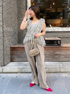 「アイテム（タンクトップ）」を使った、sakuraさん（レディース・166cm・30代）の夏コーディネート