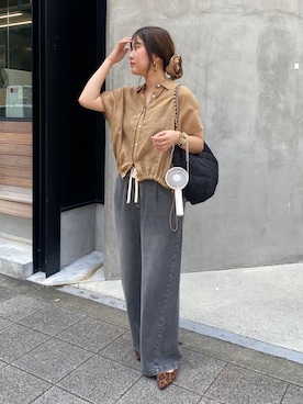 「アイテム（シュシュ）」を使った、sakuraさん（レディース・166cm・30代）の夏コーディネート