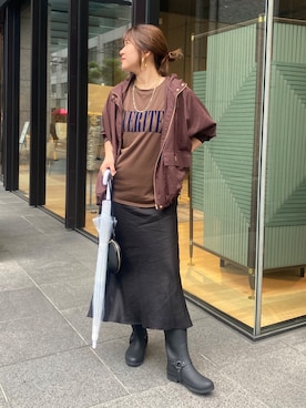 「アイテム（ジャケット/アウター）」を使った、sakuraさん（レディース・166cm・30代）の夏コーディネート