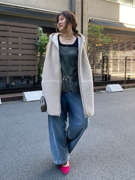 「アイテム（タンクトップ）」を使った、sakuraさん（レディース・166cm・30代）の夏コーディネート