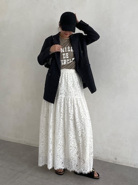 「チェック」｜sakuraさん（レディース・166cm・30代）の秋コーディネート