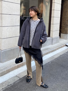 「アイテム（その他アウター）」を使った、sakuraさん（レディース・166cm・30代）の秋コーディネート