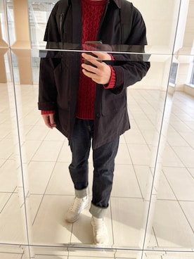「BAYFLOW（ベイフロー）のアイテム（ジャケット/アウター）」を使った、タニタクさん（メンズ・180cm）の冬コーディネート