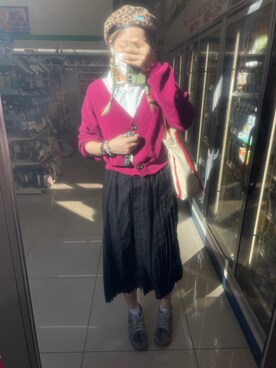 「Zeha（ツェハ）のアイテム」を使った、IZMさん（レディース・165cm）の秋コーディネート