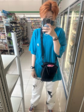 「e.sen（イーセン）のアイテム」を使った、IZMさん（レディース・165cm）の夏コーディネート