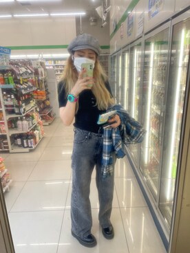 「TENBOX（テンボックス）のアイテム」を使った、IZMさん（レディース・165cm）の秋コーディネート