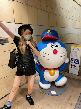 「Hex Anti Style（ヘックスアンチスタイル）のアイテム」を使った、IZMさん（レディース・165cm）の夏コーディネート