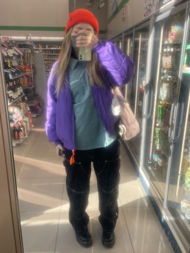 「COLLECTORS（コレクターズ）のアイテム」を使った、IZMさん（レディース・165cm）の冬コーディネート