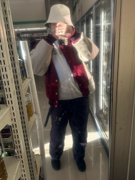 「Ruben（ルーベン）のアイテム」を使った、IZMさん（レディース・165cm）の冬コーディネート