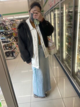 「Zeha（ツェハ）のアイテム」を使った、IZMさん（レディース・165cm）の冬コーディネート