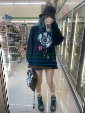 「Hex Anti Style（ヘックスアンチスタイル）のアイテム」を使った、IZMさん（レディース・165cm）の秋コーディネート