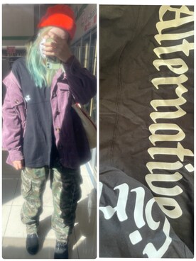 「COLLECTORS（コレクターズ）のアイテム」を使った、IZMさん（レディース・165cm）の秋コーディネート