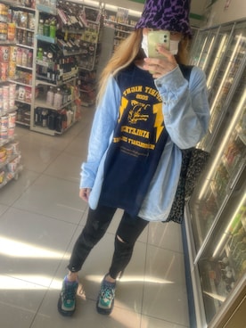 「sevens（セブンズ）のアイテム」を使った、IZMさん（レディース・165cm）の秋コーディネート