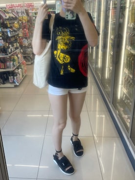 「Hex Anti Style（ヘックスアンチスタイル）のアイテム」を使った、IZMさん（レディース・165cm）の夏コーディネート