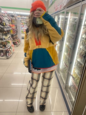 「COLLECTORS（コレクターズ）のアイテム」を使った、IZMさん（レディース・165cm）の冬コーディネート