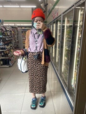 「COLLECTORS（コレクターズ）のアイテム」を使った、IZMさん（レディース・165cm）の秋コーディネート