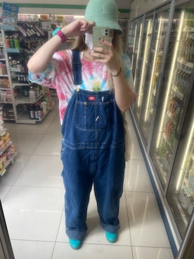 「MAD FOOT（マッドフット）のアイテム」を使った、IZMさん（レディース・165cm）の夏コーディネート