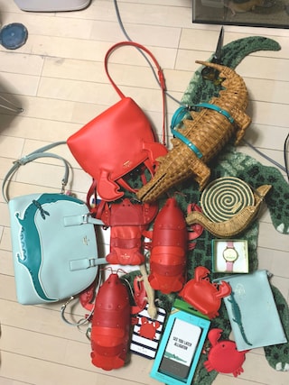 【美品】ケイトスペード　 ワンピース カゴバッグ　　160 美品】ケイトスペード ワンピース カゴバッグ160
