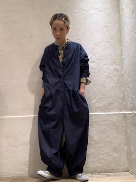 「RNA」｜「アイテム（オールインワン・サロペット）」を使った、hiroseさん（レディース・155cm）の冬コーディネート