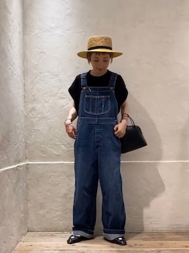 「RNA」｜「アイテム（オールインワン・サロペット）」を使った、hiroseさん（レディース・155cm）の夏コーディネート