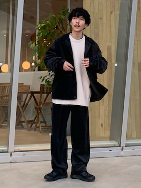 「JUNRED（ジュンレッド）のアイテム（その他アウター）」を使った、todaさん（メンズ・165cm）の冬コーディネート