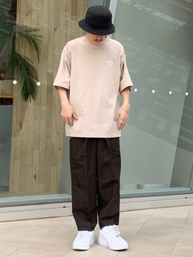 「JUNRED（ジュンレッド）のアイテム（財布/小物）」を使った、todaさん（メンズ・165cm）の夏コーディネート