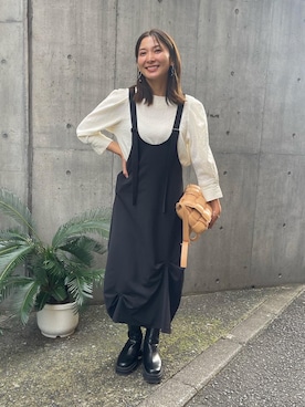 「PREORDER」｜【Muel Chic】中村沙織さん（レディース・162cm）の秋コーディネート