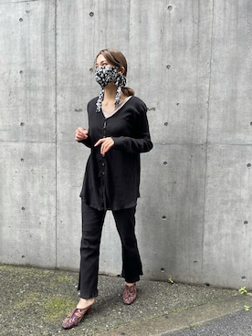 【Muel Chic】中村沙織さん（レディース・162cm）の夏コーディネート