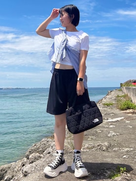 てつさん(レディース・156cm)の夏コーディネート