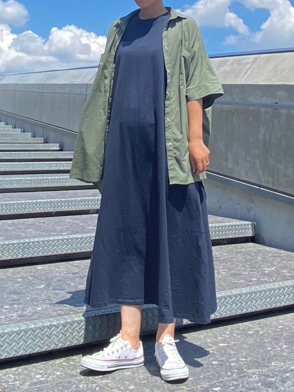 【大人気】SANDRO ノースリーブ フレアミニワンピース ノースリーブカットフレアワンピースを使った人気ファッション