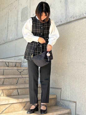 「アイテム（その他）」を使った、てつさん（レディース・156cm）の冬コーディネート