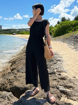 「Ritzy（リッツィー）のアイテム」を使った、てつさん（レディース・156cm）の夏コーディネート