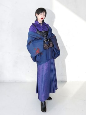 「&g'aime（アンジェム）のアイテム」を使った、琳さん（レディース・155cm）の春コーディネート