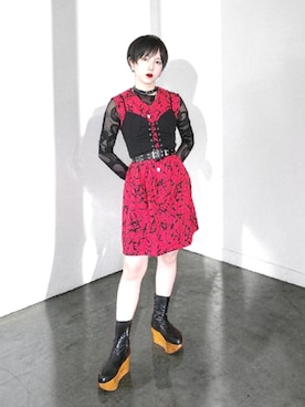「派手」｜琳さん（レディース・155cm）の春コーディネート