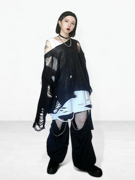 「Revo.（レボ）のアイテム」を使った、琳さん（レディース・155cm）の春コーディネート