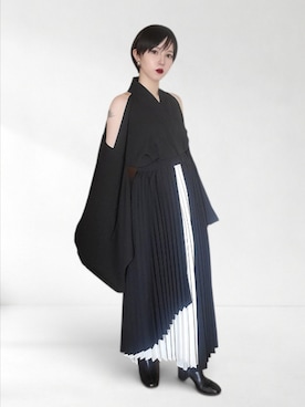 「VACANCY（ヴァカンシー）のアイテム」を使った、琳さん（レディース・155cm）の夏コーディネート