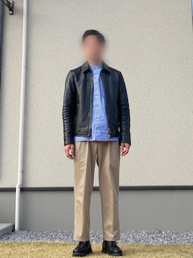 COACH(コーチ)のライダースジャケットを使った人気ファッション