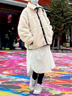 「アイテム（ワンピース/ドレス）」を使った、MMさん（レディース・153cm・40代）の冬コーディネート