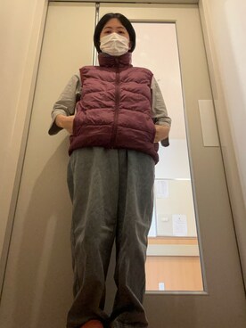 「楽ちんコーデ」｜憂鬱さん（レディース・153cm）の冬コーディネート