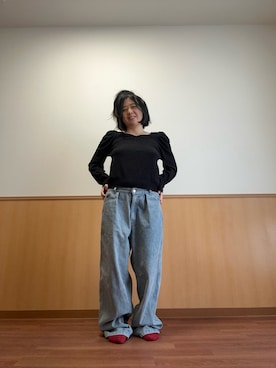 「かわいい」｜憂鬱さん（レディース・153cm）の冬コーディネート