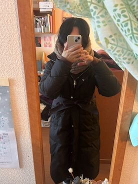 「アイテム（ダウンジャケット/コート）」を使った、憂鬱さん（レディース・153cm・30代）の冬コーディネート