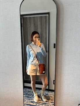 「GLOBAL WORK（グローバルワーク）のアイテム（シューズ）」を使った、 nozomiさん（レディース・166cm）の春コーディネート