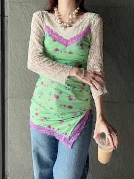 「classicalelf（クラシカルエルフ）のアイテム（パンツ）」を使った、maiさん（レディース・154cm）の秋コーディネート
