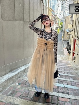 「TOD’S（トッズ）のアイテム」を使った、maiさん（レディース・154cm）の夏コーディネート