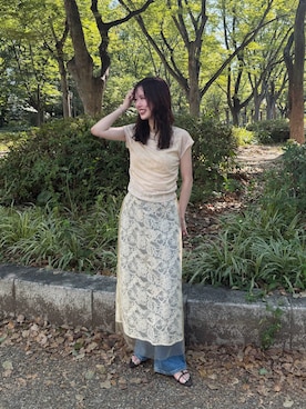 「no brand（ノーブランド）のアイテム」を使った、maiさん（レディース・154cm）の秋コーディネート