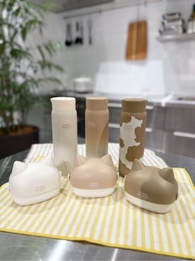 「アイテム（ランチョンマット/テーブルウェア）」を使った、バタコさん（レディース・165cm）の冬コーディネート